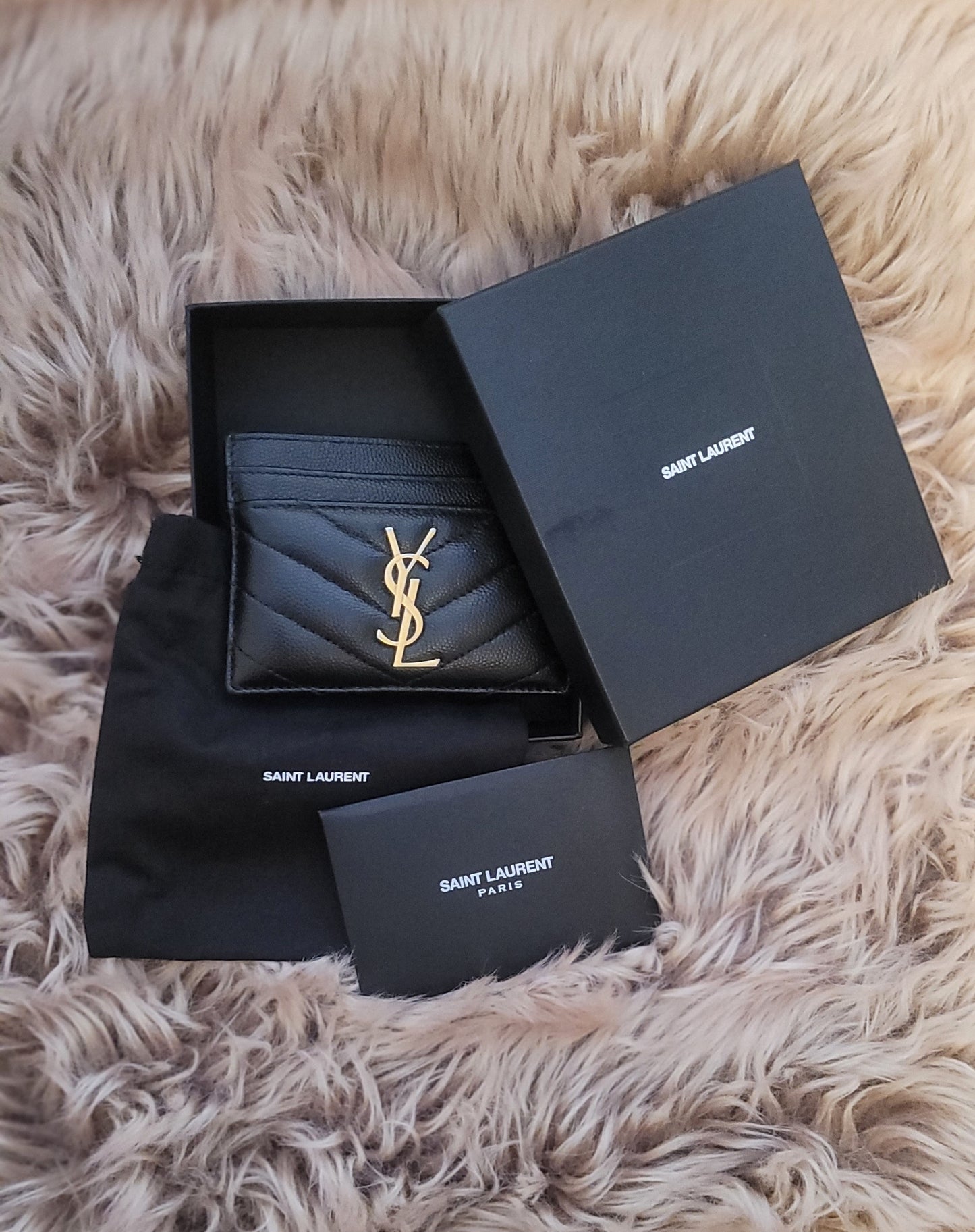 YSL Monogram Card Holder