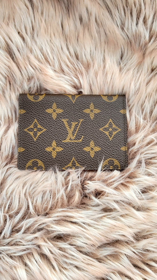 Louis Vuitton Monogram Porte 2 Cartes Vertical Pass Card Case