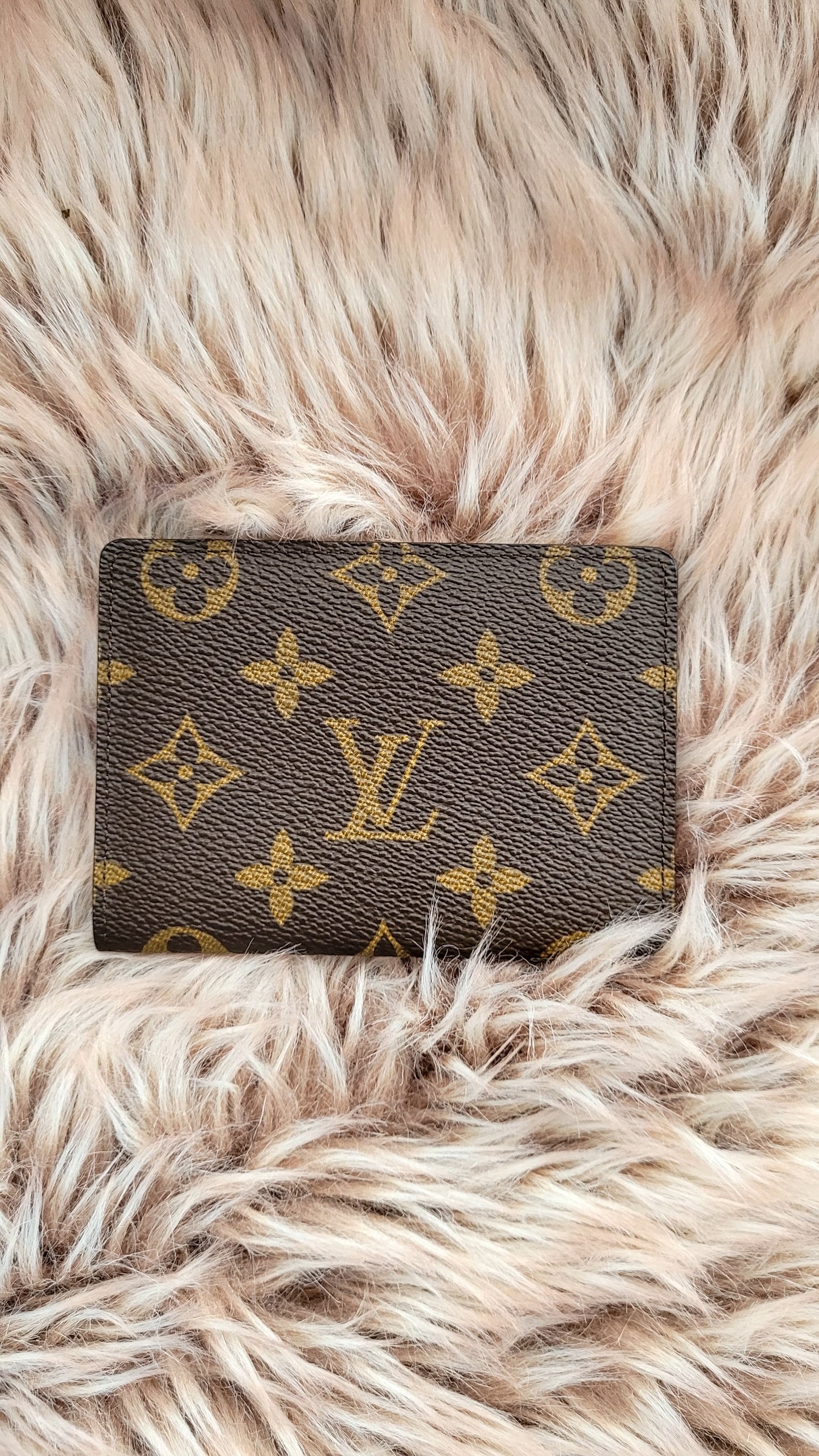 Louis Vuitton Monogram Porte 2 Cartes Vertical Pass Card Case