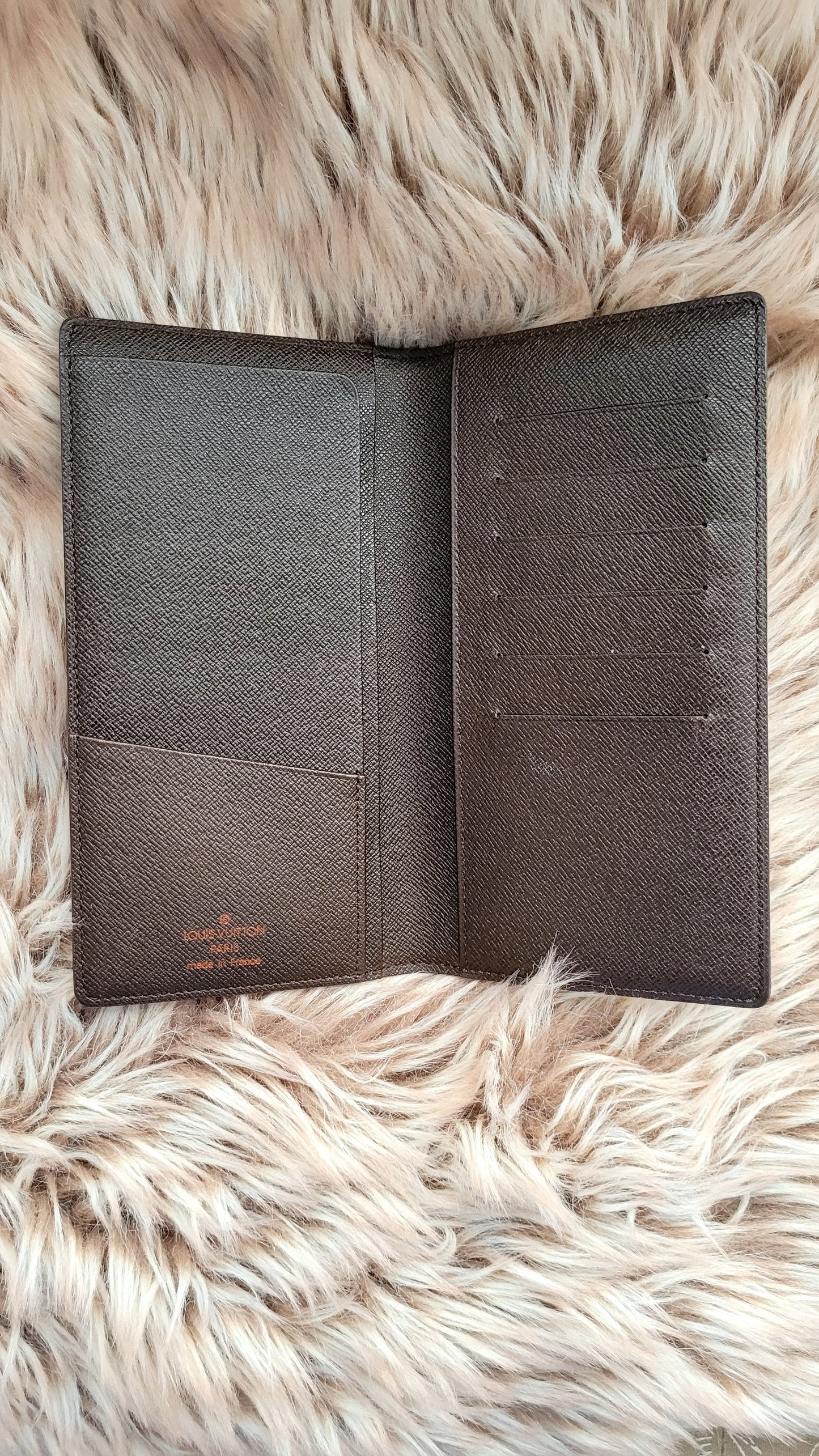 Louis Vuitton Damiere Ebene Porte Valeurs Cartes Credit Bifold Wallet