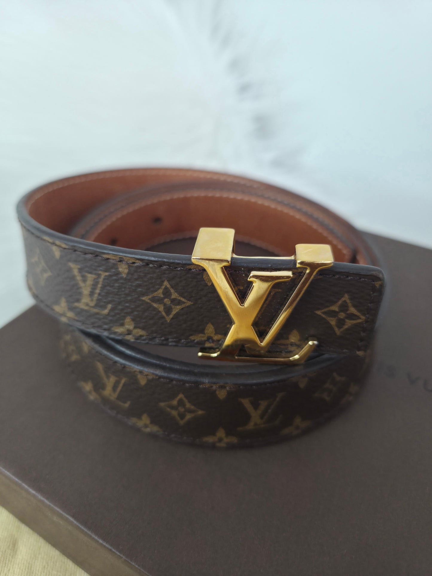 Louis Vuitton Monogram Initiales Belt