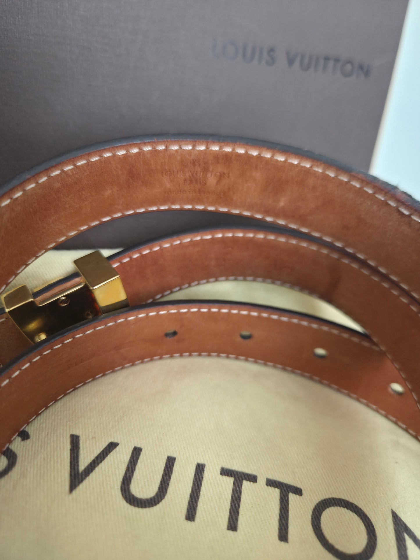 Louis Vuitton Monogram Initiales Belt