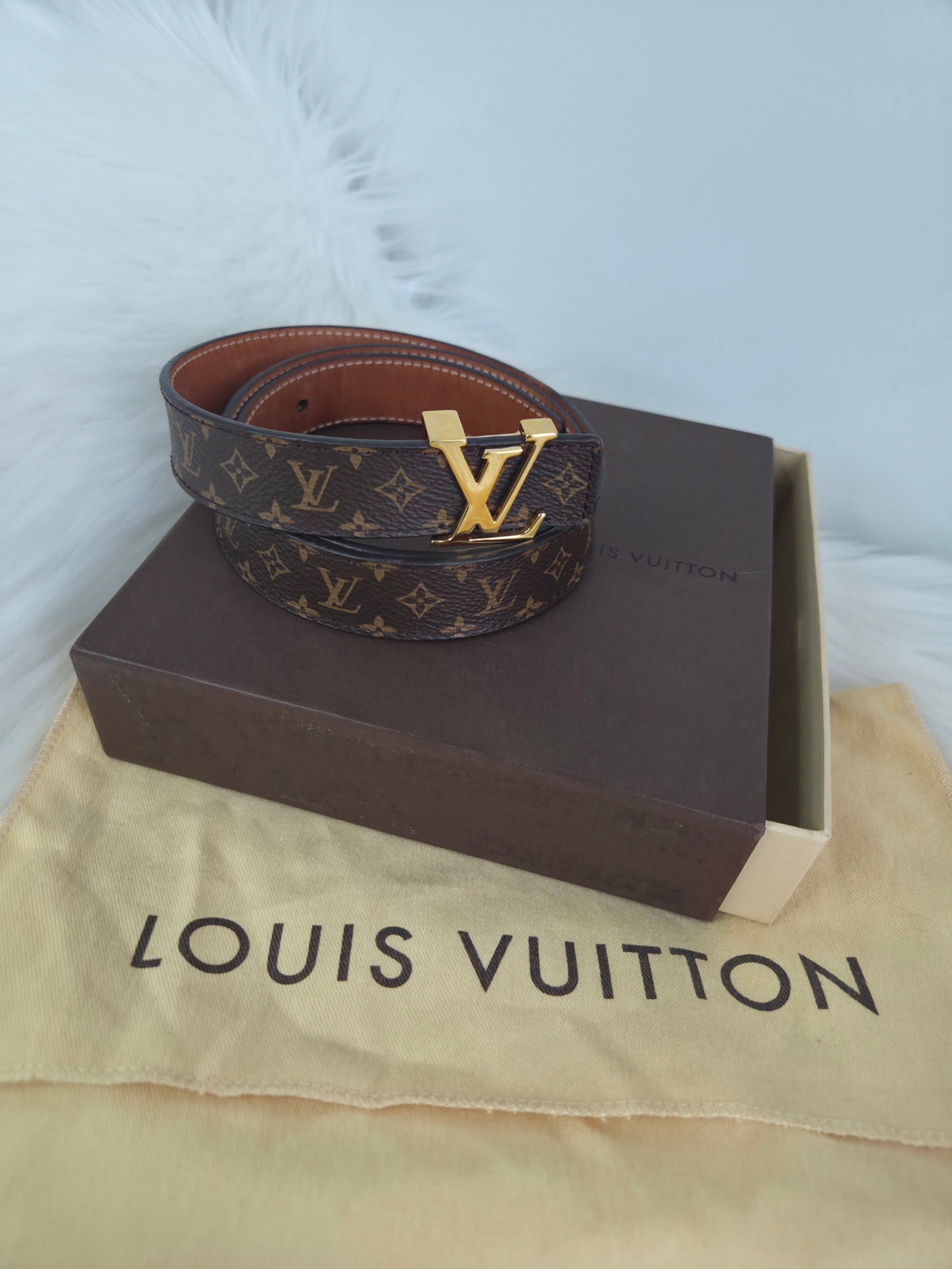 Louis Vuitton Monogram Initiales Belt
